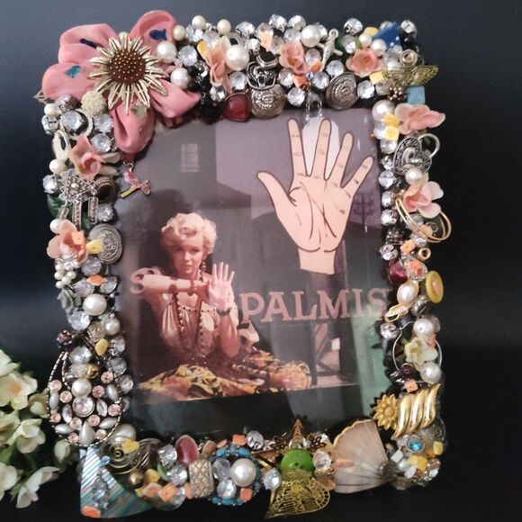 Jeweled Frame Vintage Marilyn Monroe Photo, Handmade, One of a Kind, Unique Gift - Picture 9 of 12